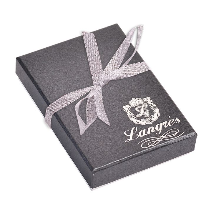 Ручка шариковая Langres набор ручка + крючок для сумки Elegance Черный (LS.122029-01) изображение 4