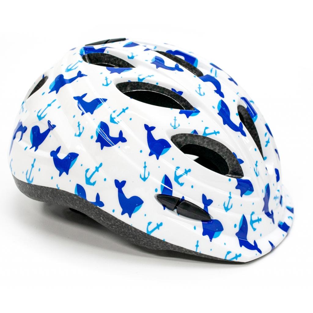 Шлем FSK KY501 48-56см White/Blue (HEAD-028)