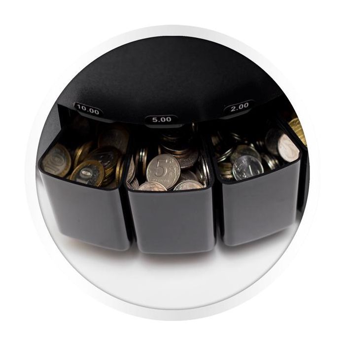 Счетчик банкнот Cassida C100 (сортувальник монет) (00-00000533) изображение 4
