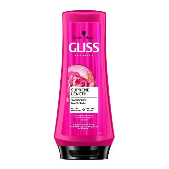 Кондиціонер для волосся Gliss Supreme Length для довгого волосся 200 мл (9000101201185)