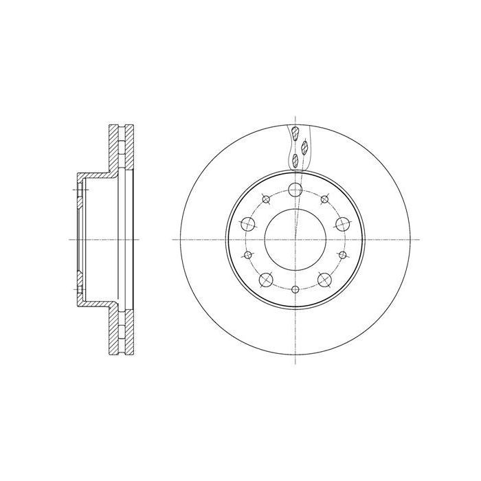 Тормозной диск REMSA 61600.10