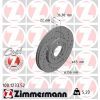 Тормозной диск ZIMMERMANN 100.1233.52