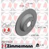 Тормозной диск ZIMMERMANN 250.1376.20