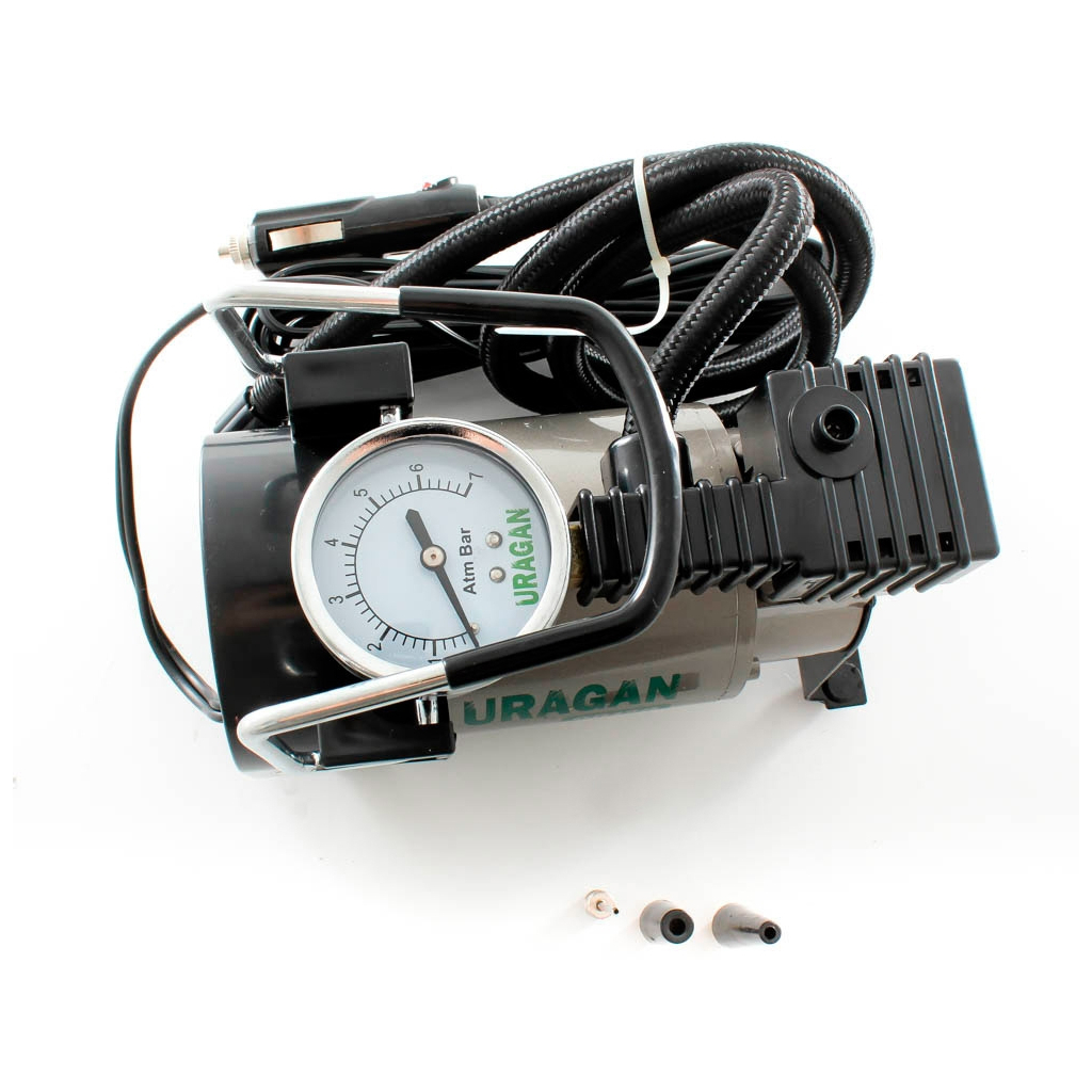 Автомобильный компрессор URAGAN 37 л / мин (90120) изображение 4