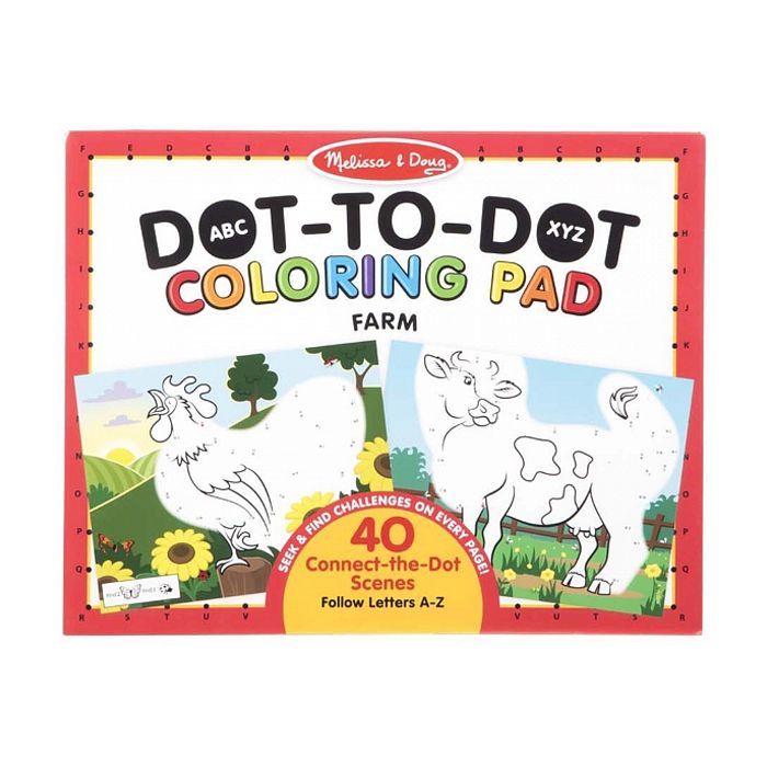 Набір для творчості Melissa&Doug розмальовок за номерами Ферма (MD30260)