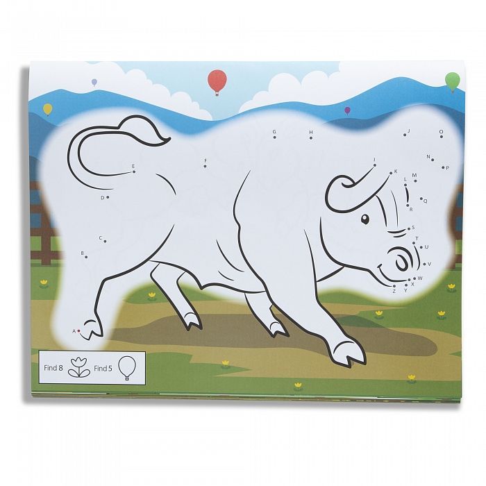 Набір для творчості Melissa&Doug розмальовок за номерами Ферма (MD30260) зображення 3