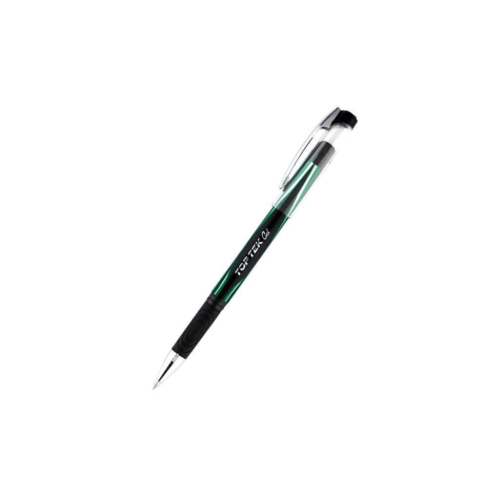 Ручка гелева Unimax Top Tek Gel, зелена (UX-133-04)