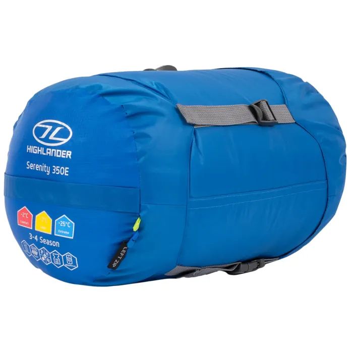Спальний мішок Highlander Serenity 350 Envelope -7C Blue Left (925875) зображення 7