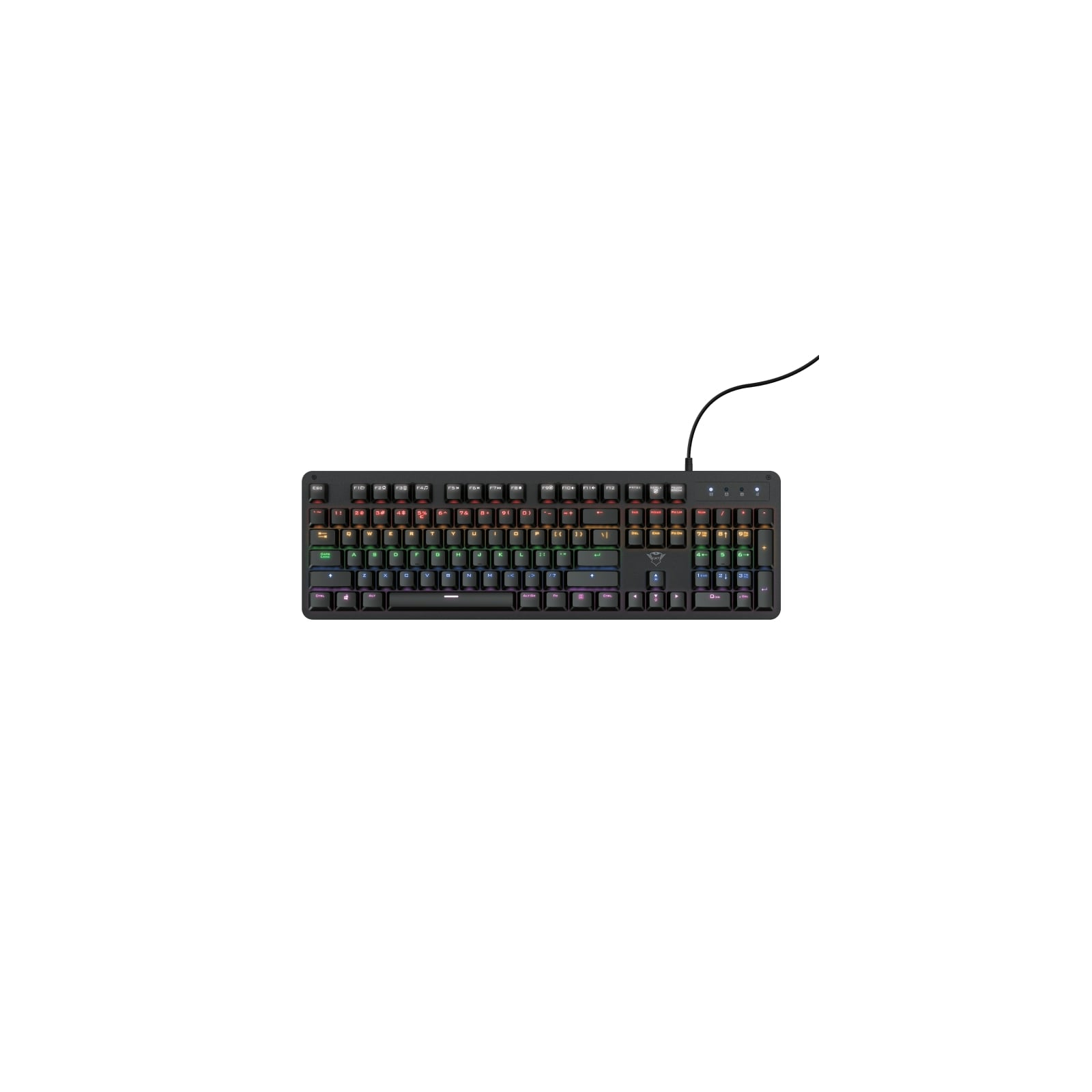 Клавиатура Trust GXT 863 Mazz Mechanical Keyboard UA USB Black (24200)