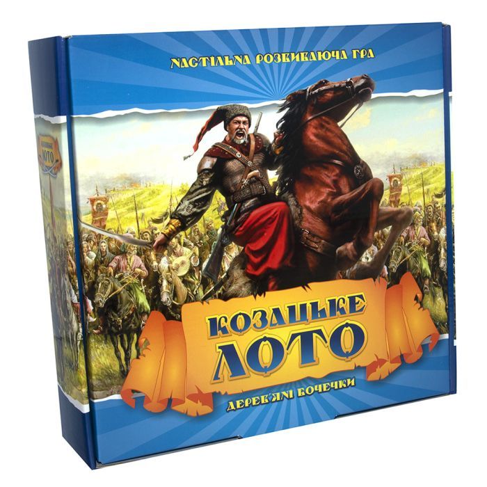 Настольная игра Strateg Лото с деревянными бочонками Казацкое (украинский язык) (341)