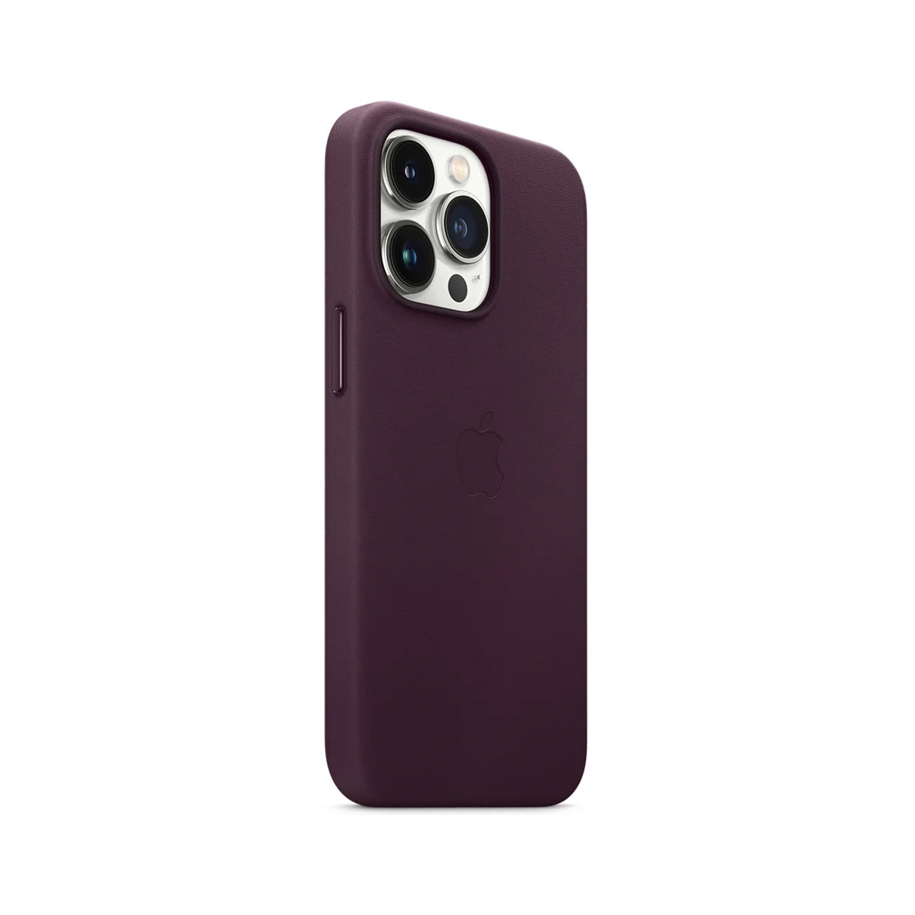 Чехол для мобильного телефона Apple iPhone 13 Pro Leather Case with MagSafe - Dark Cherry, Model (MM1A3ZE/A) изображение 6
