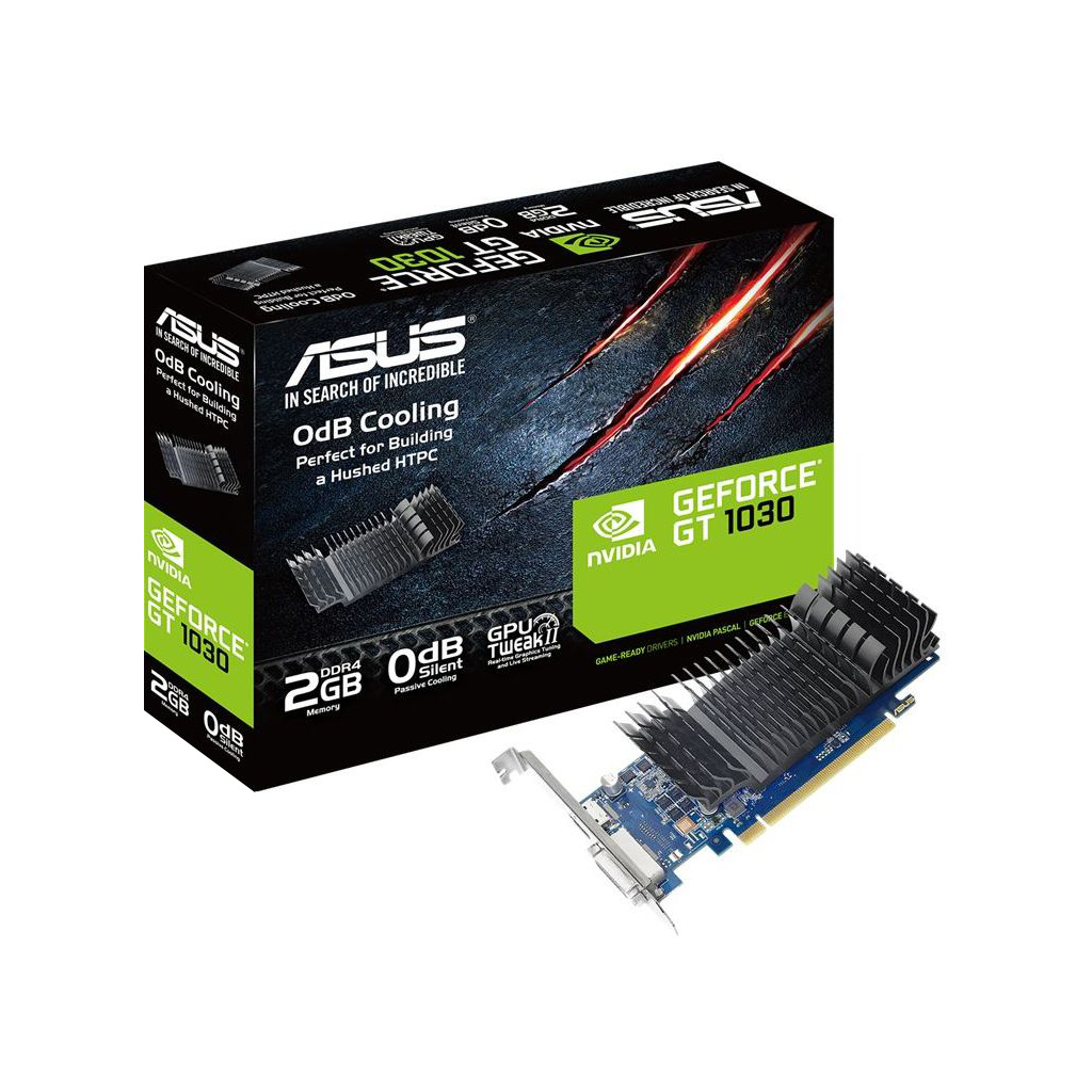 Відеокарта ASUS GeForce GT1030 2048Mb Silent (GT1030-SL-2GD4-BRK)