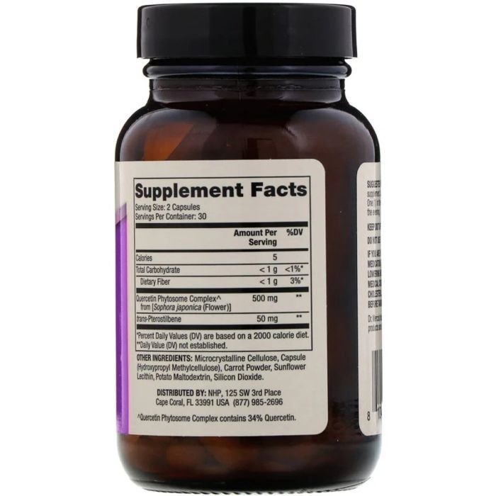 Антиоксидант Dr. Mercola Кверцетин и Птеростильбен, Quercetin and Pterostilbene Advan (MCL-03172) изображение 2
