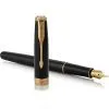 Ручка пір'яна Parker SONNET 17 Black Lacquer GT  FP F (86 015) зображення 3