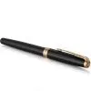 Ручка пір'яна Parker SONNET 17 Black Lacquer GT  FP F (86 015) зображення 4
