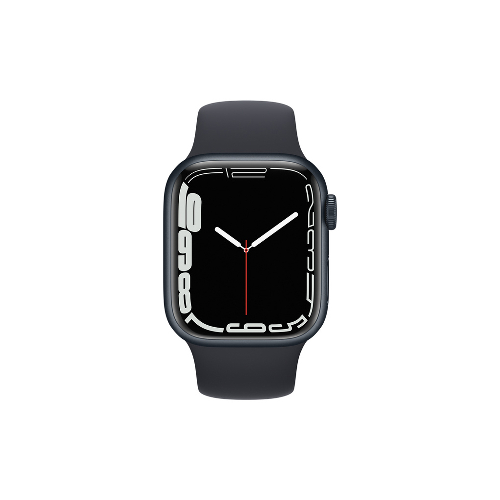 Смарт-часы Apple Watch Series 7 GPS 41mm Midnight Aluminium Case with Black S (MKMX3UL/A) изображение 2