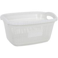 Корзина для белья Violet House 1003 Виолетта White 28 л (1003 Виолетта W б/кр. 28 л)