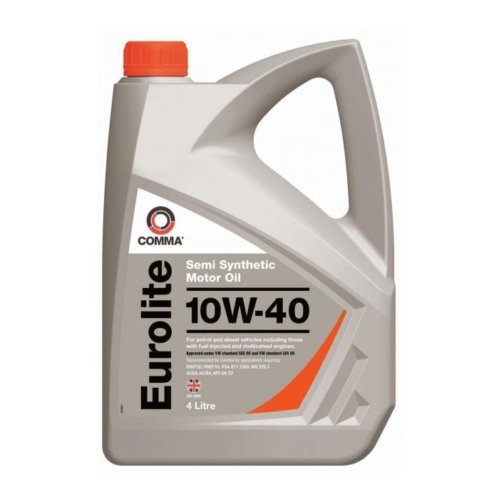 Моторное масло Comma EUROLITE 10W40 4л (EUROLITE 10W40 4L)