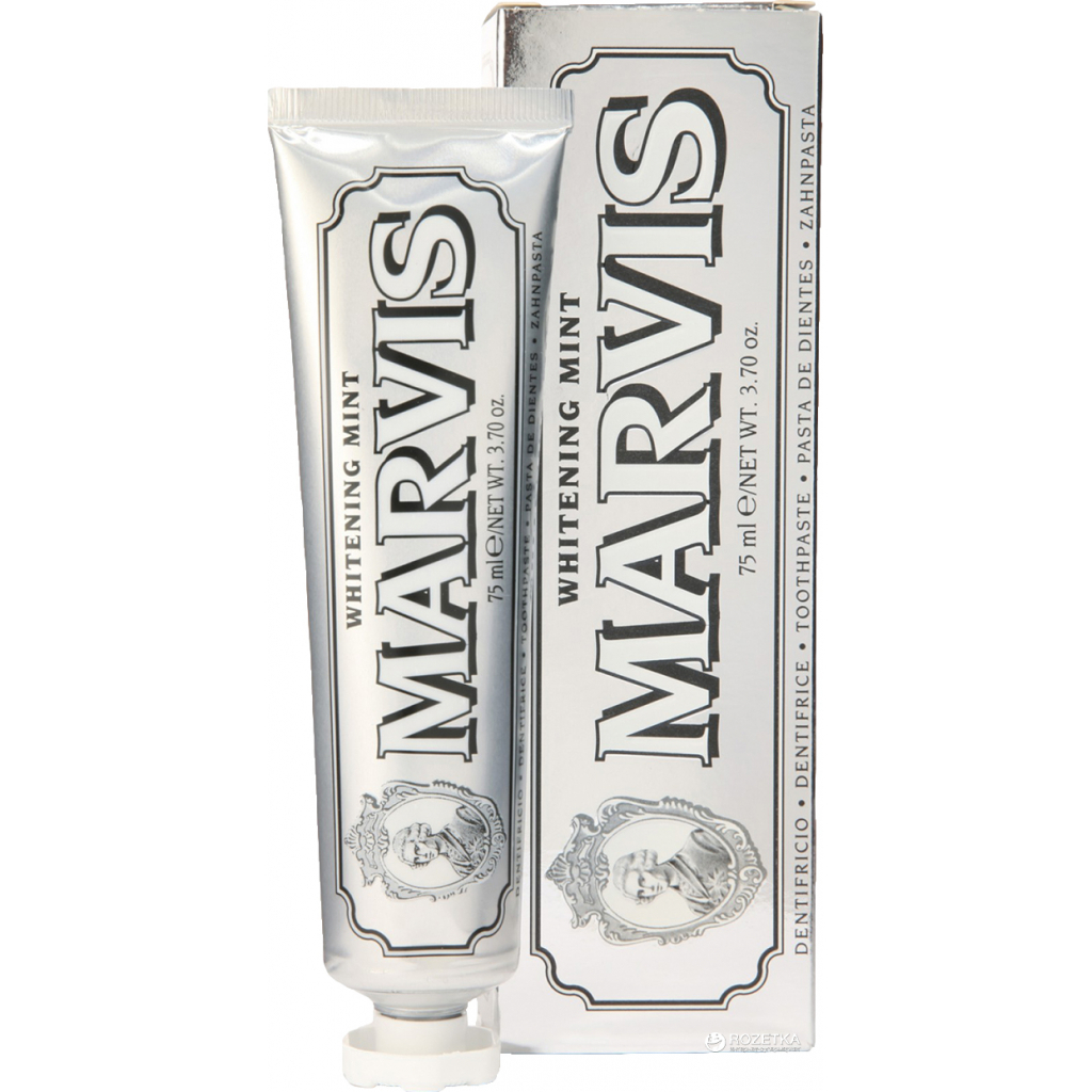 Зубная паста Marvis Отбеливающая мята 25 мл (8004395110322/8004395111312)