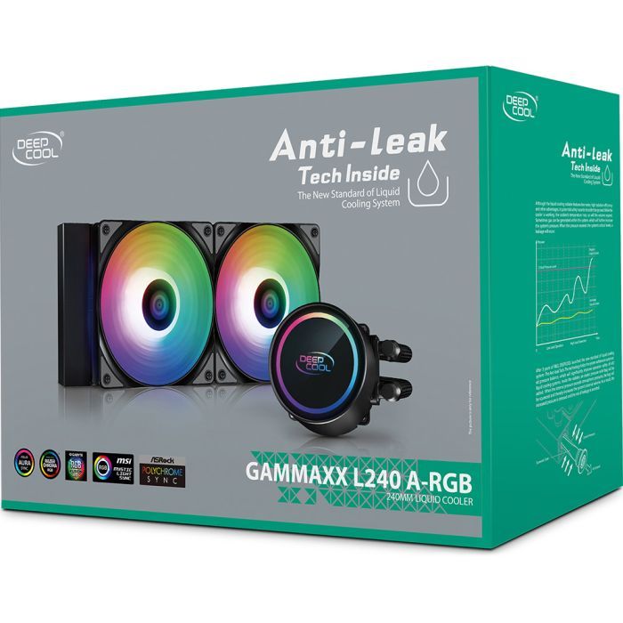 Система жидкостного охлаждения Deepcool GAMMAXX L240 A-RGB изображение 8