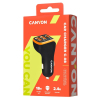 Зарядний пристрій Canyon Universal 3xUSB car adapter Black+Orange (CNE-CCA08BO) зображення 3