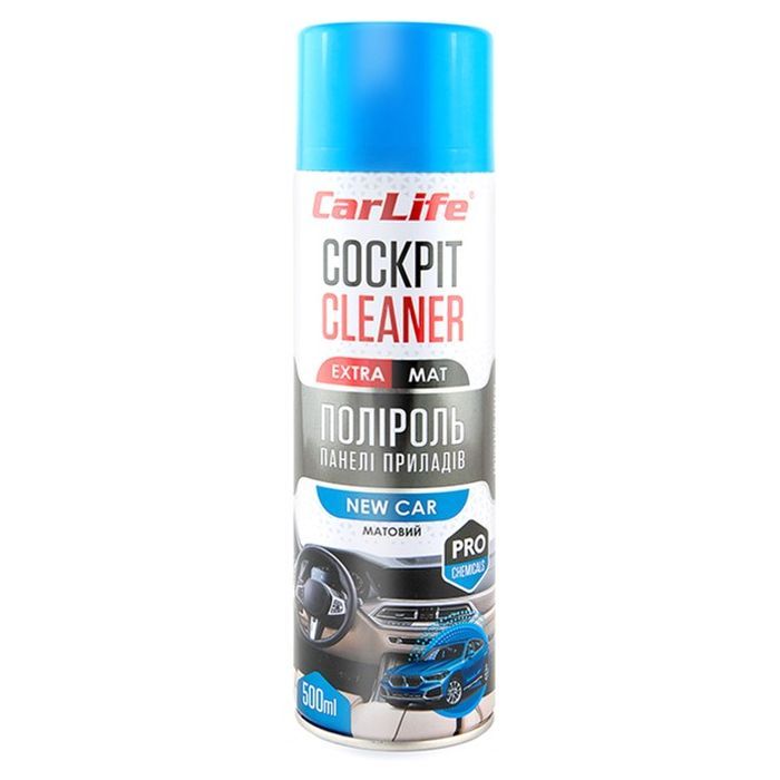 Автополироль CarLife Cockpit Cleaner EXTRA MAT Новая машина 500мл (CF524)