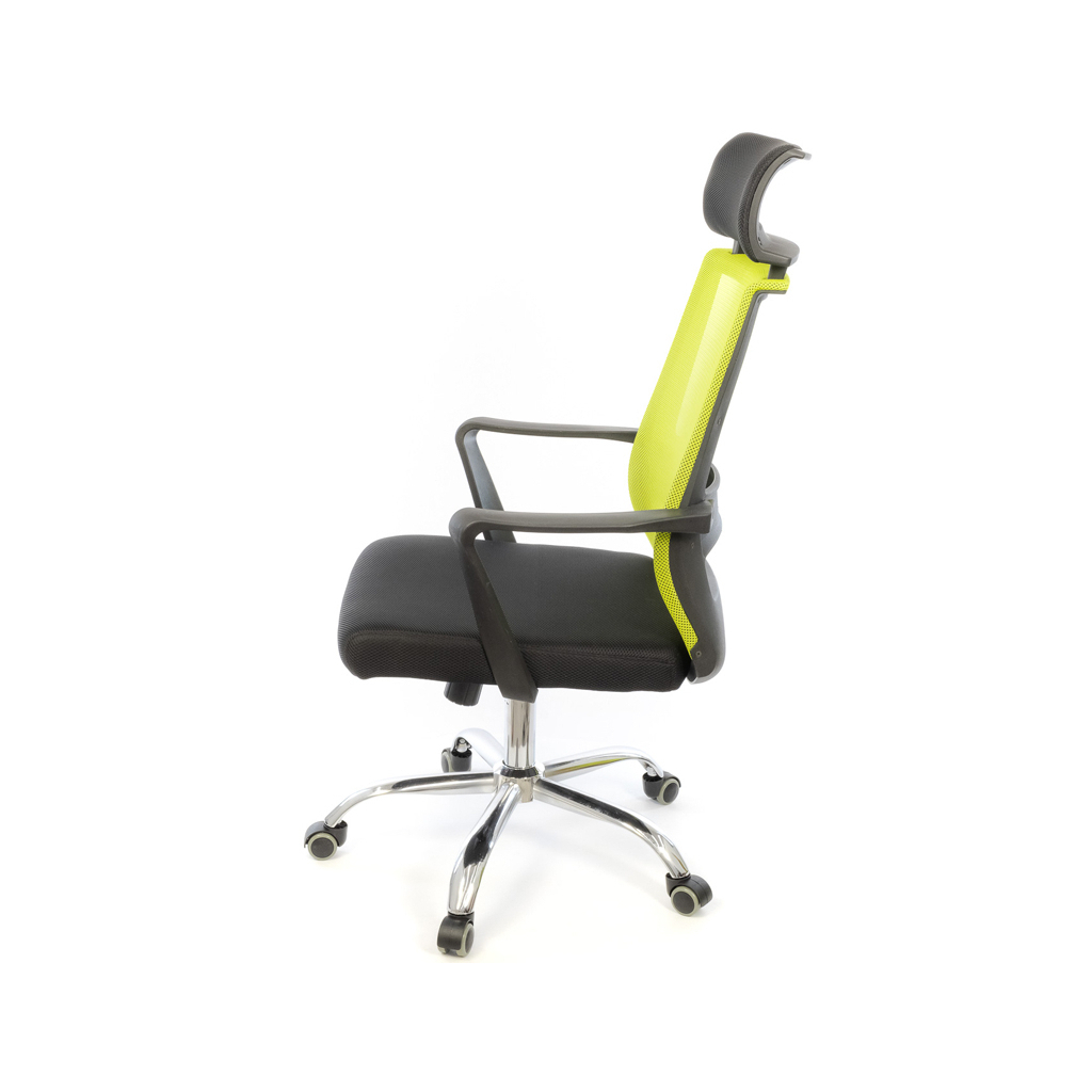 Офісне крісло Аклас Крокус CH TILT Чорний (Чорний Салатовий) (10047591) зображення 2