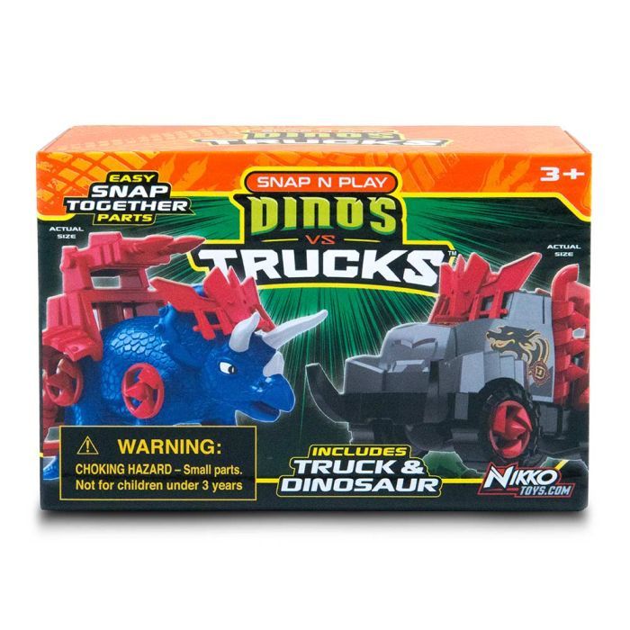 Игровой набор Road Rippers машинка и синий трицератопс (20073) изображение 2