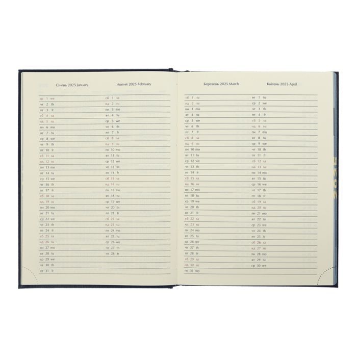 Тижневик Buromax датований 2025 Strong A5 на 336 сторінок Зелений (BM.2129-04) зображення 11