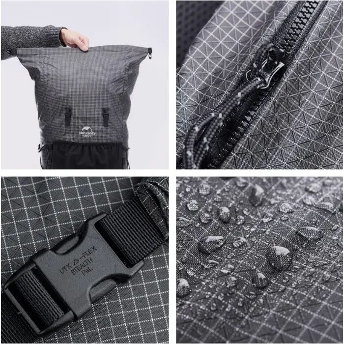 Рюкзак туристический Naturehike Rock NH20BB113 40+5 л Black (6927595765401) изображение 4