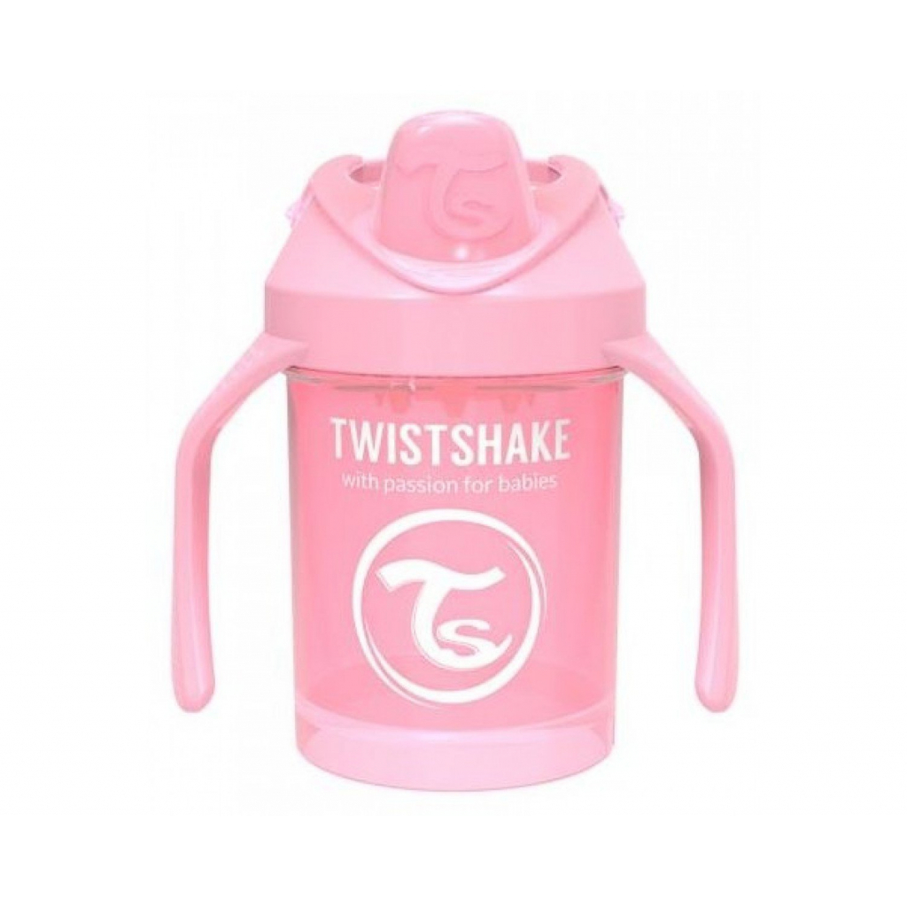Поильник-непроливайка Twistshake Мини 230 мл Светло-розовая (69877)