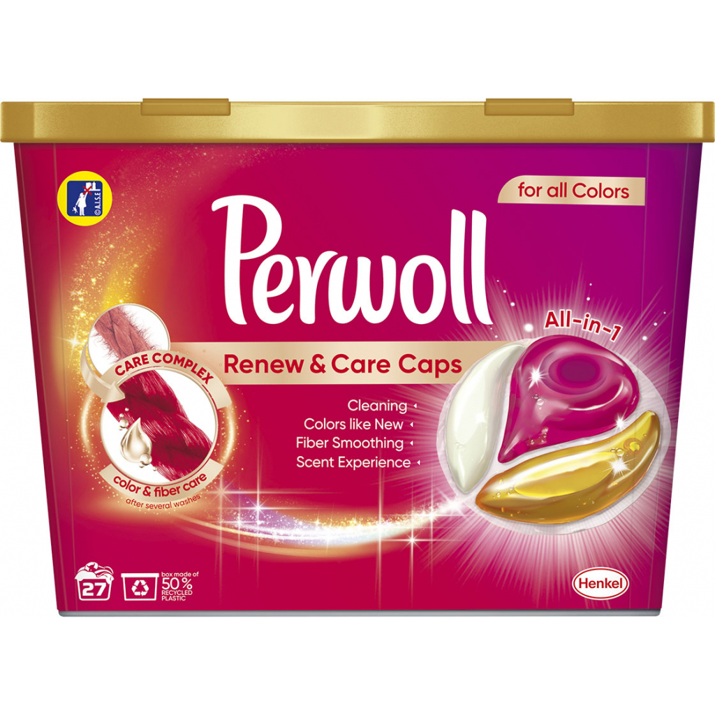 Капсули для прання Perwoll All-in-1 для кольорових речей 10 шт. (9000101514315)