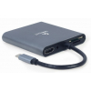 Концентратор Cablexpert USB-C 6-in-1 (Hub3.1/HDMI/VGA/PD/card-reader/audio) (A-CM-COMBO6-01) зображення 2