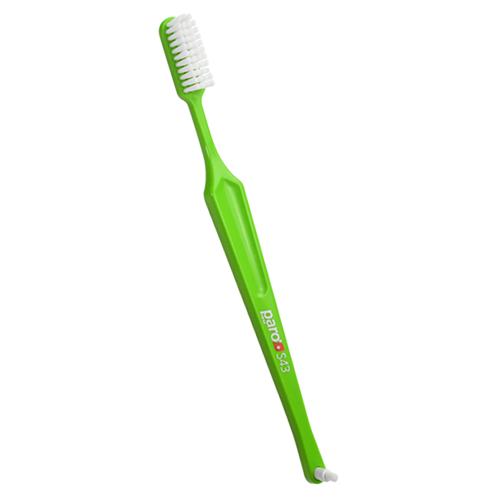 Зубная щетка Paro Swiss S43 мягкая салатовая (7610458007099-light-green)