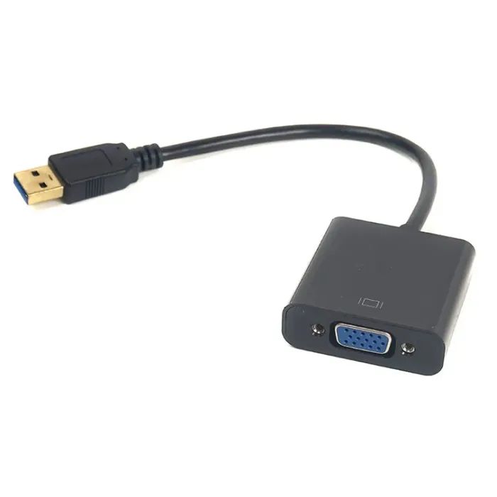 Переходник USB 3.0 M to VGA F PowerPlant (CA910380)