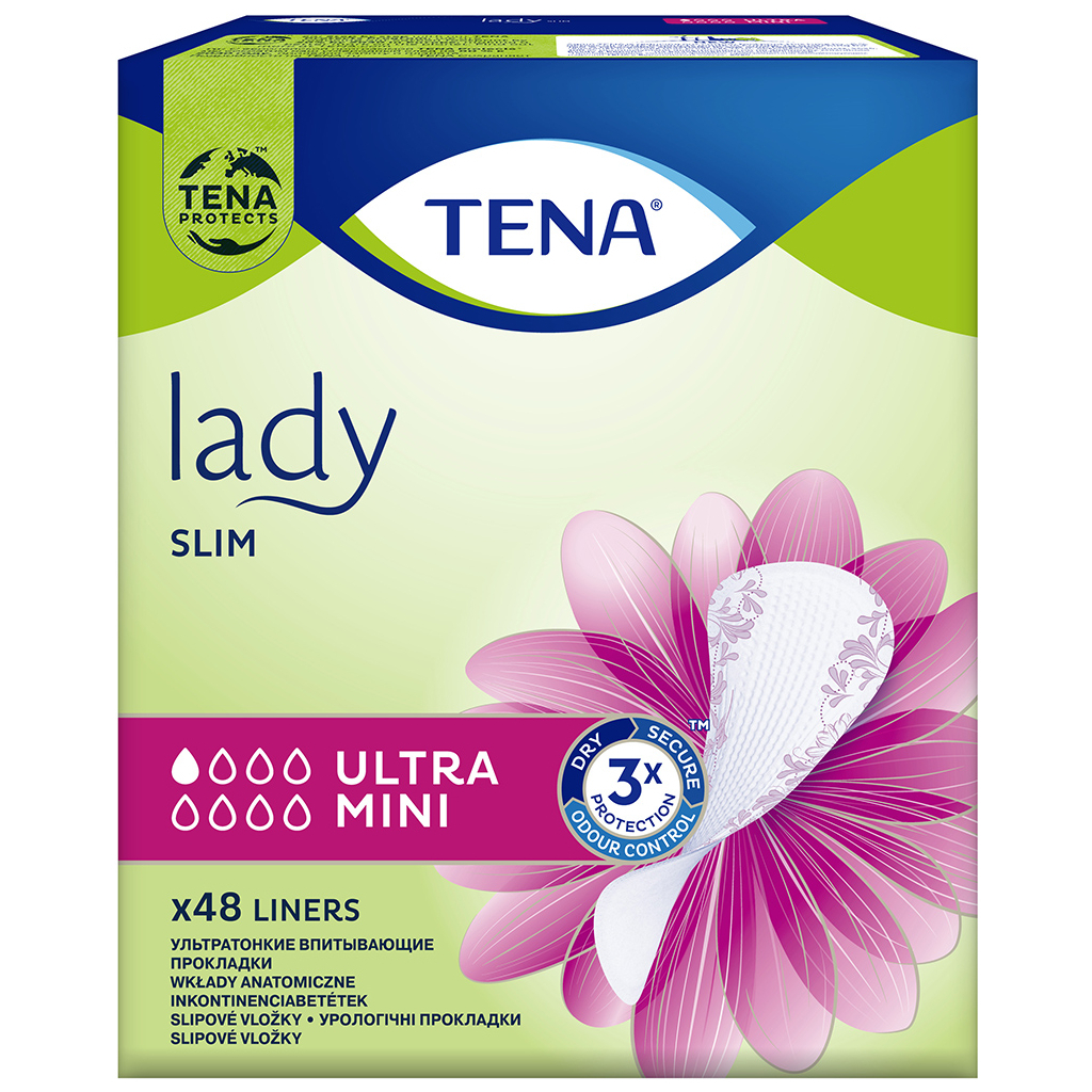 Урологічні прокладки Tena Lady Slim Ultra Mini 48 шт. (7322541360577) зображення 2