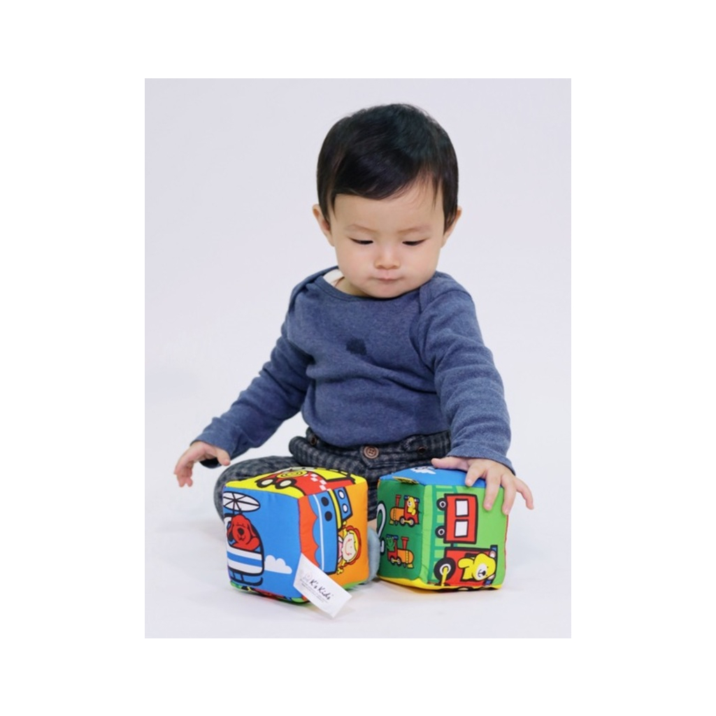Развивающая игрушка K’S KIDS Кубики Транспорт (6603156) изображение 7