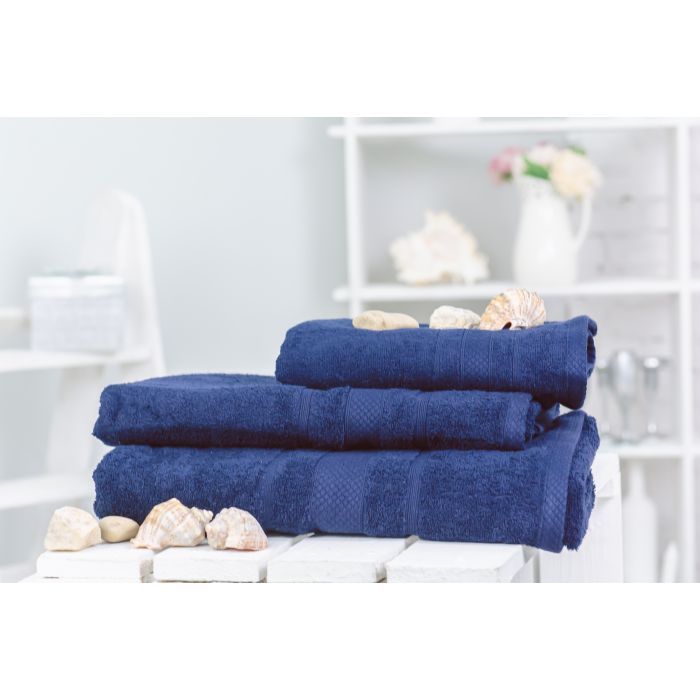 Полотенце MirSon набор банных №5073 Elite SoftNess Darkblue 50х90, 70х140, 10 (2200003960938) изображение 2
