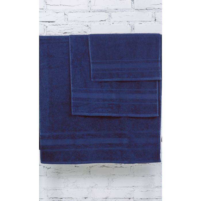 Полотенце MirSon набор банных №5073 Elite SoftNess Darkblue 50х90, 70х140, 10 (2200003960938) изображение 3