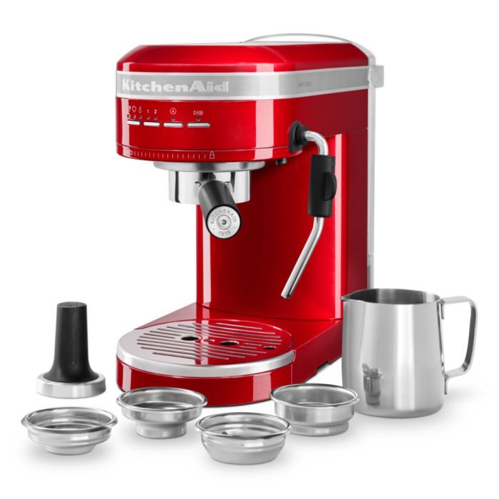 Рожковая кофеварка эспрессо KitchenAid 5KES6503ECA изображение 4