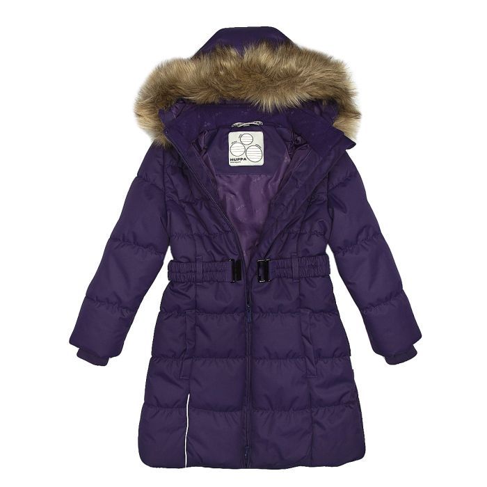 Пальто детское Huppa YACARANDA 12030030 тёмно-лилoвый 116 (4741468562278) изображение 4
