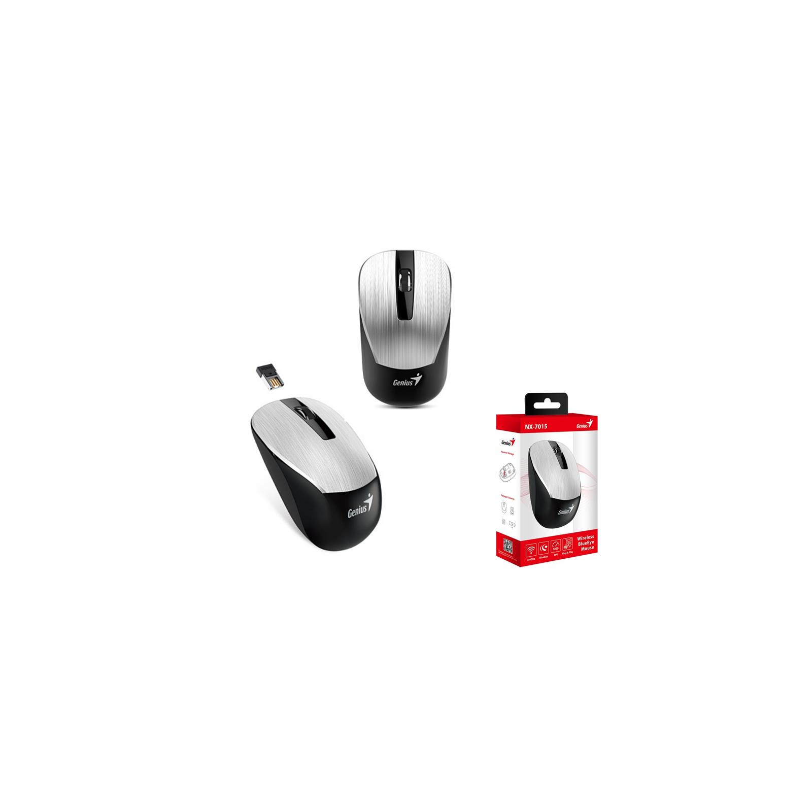 Мышка Genius NX-7015 Wireless Silver (31030019404) изображение 2