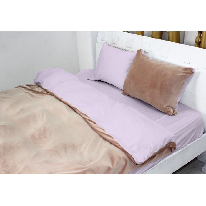 Постельное белье MirSon Велюр Winter Delicate 28-0086 Geranio Двуспальный (2200004042824) изображение 2