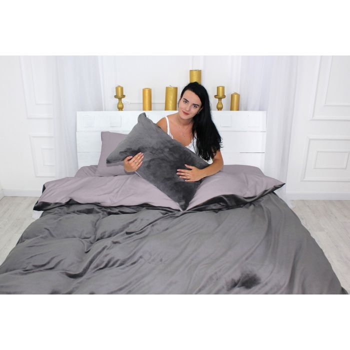 Постельное белье MirSon Велюр Winter Delicate 28-0098 Fusto 220х240 (2200004047621) изображение 5