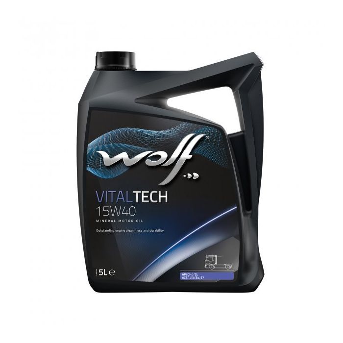 Моторное масло Wolf VITALTECH 15W40 5л (8301117)