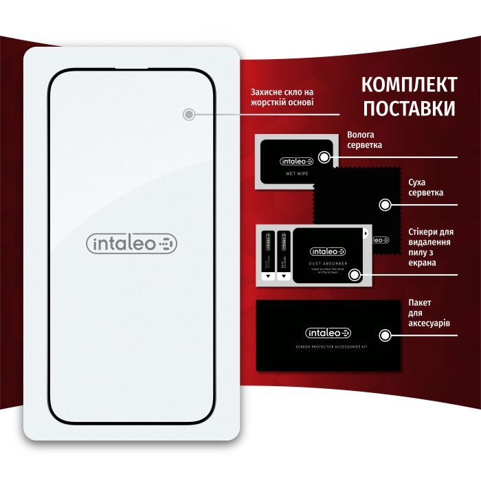 Скло захисне Intaleo Full Glue Apple iPhone 14 Pro Max (1283126542107) зображення 7