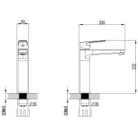 Смеситель Corso MARMORE DB-1A638C (9623010) (DB-1A638C) изображение 4