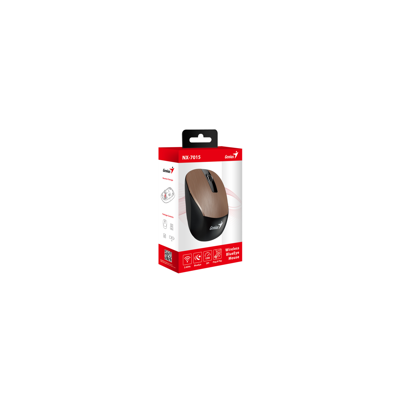 Мишка Genius NX-7015 Wireless Chocolate (31030019401) зображення 3