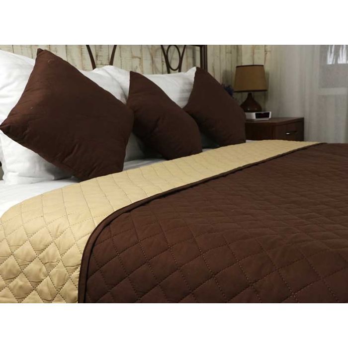 Покрывало Руно Chocolate Ромб 150x212 см (360.52У_Chocolate ромб) изображение 2