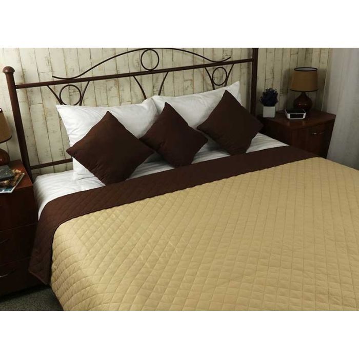 Покрывало Руно Chocolate Ромб 150x212 см (360.52У_Chocolate ромб) изображение 3